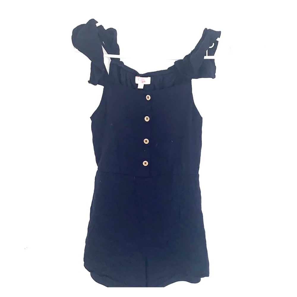 GB Girls Navy Romper